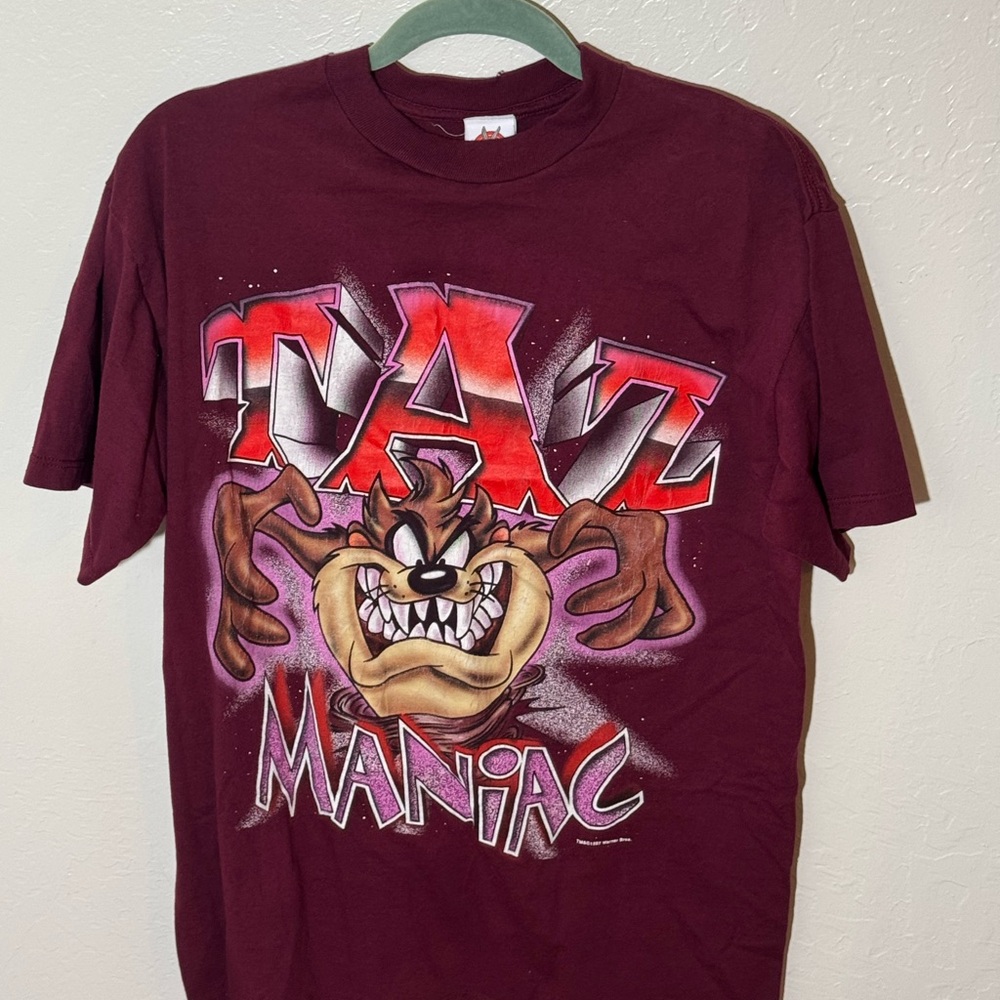 Warner Bros. Taz Maniac Tee - Dark Red